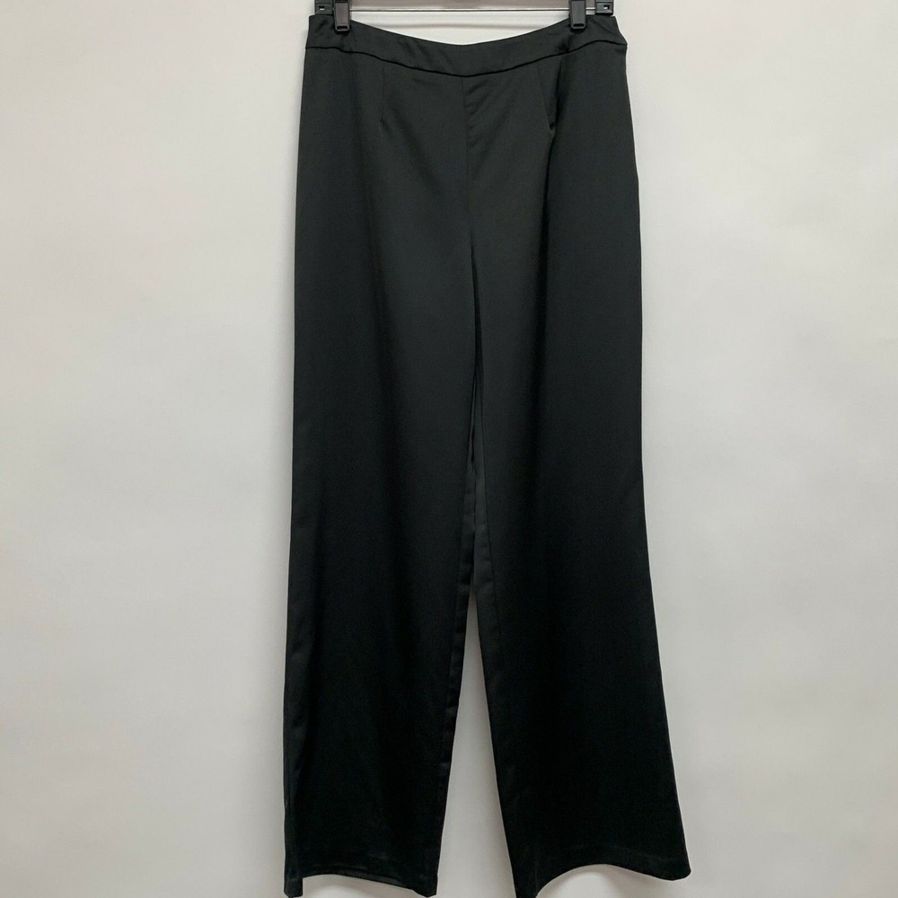 MSK Women's Dress Pants Size 10 Black Shiny